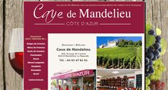 Desktop Screenshot of cavedemandelieu.com